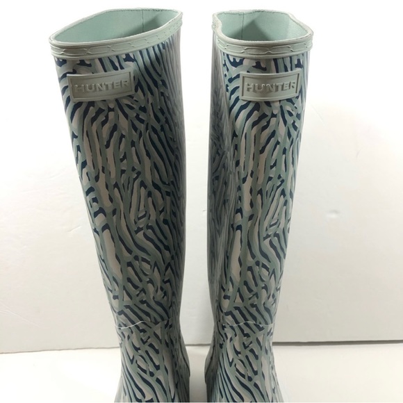 Coral Hunter Boots - Blue/Sea-foam Green size 11W - Picture 5 of 8
